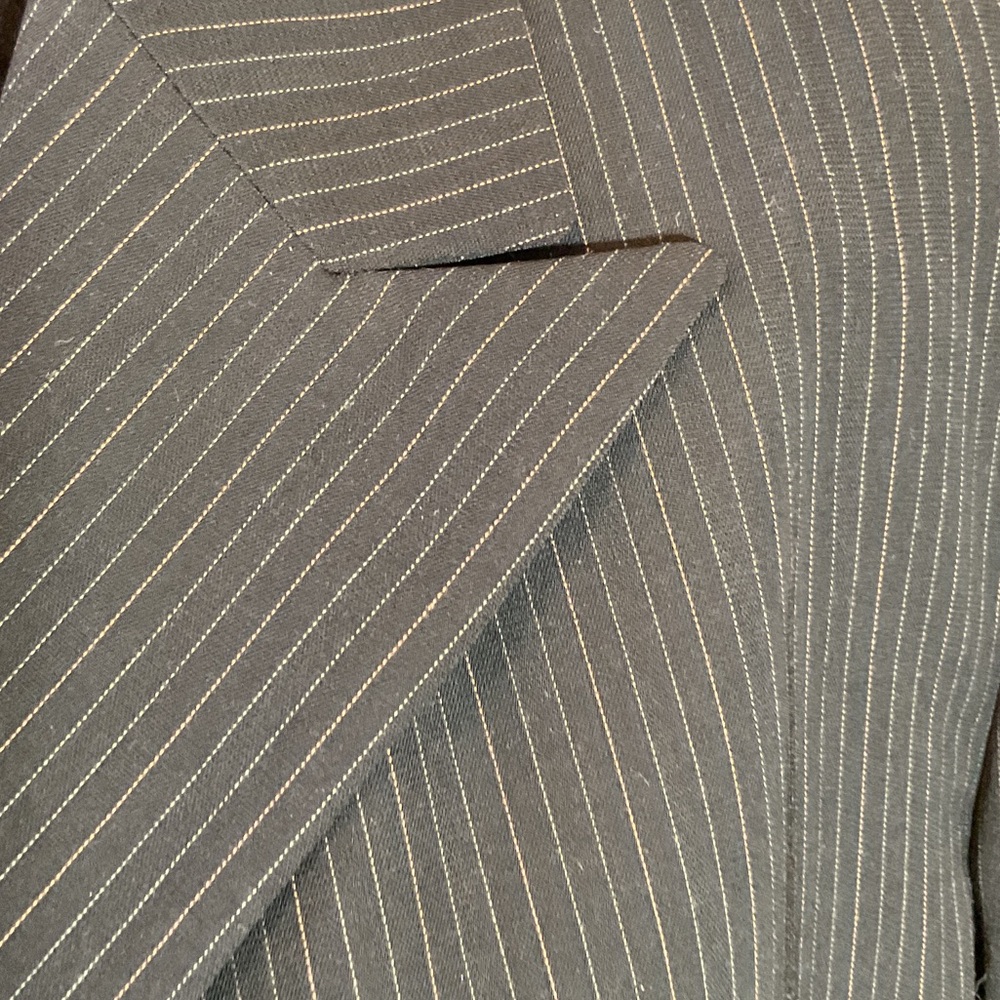 Kasper Black Pinstripe Blazer - Picture 7 of 9